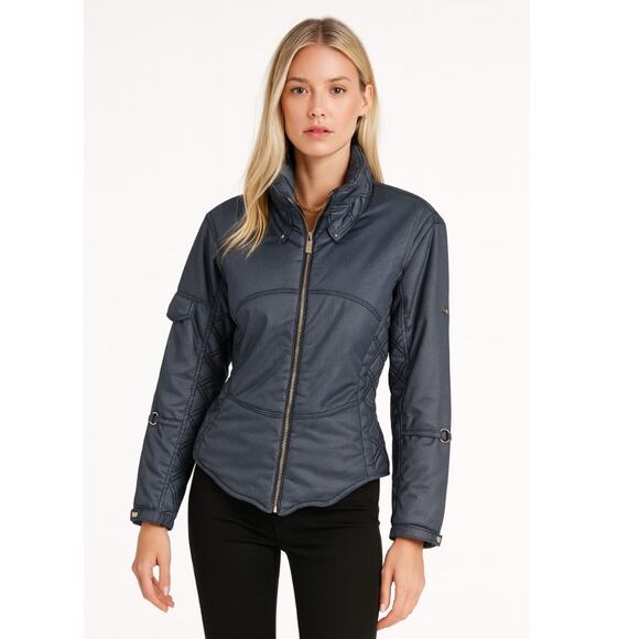 NILS Quilted Ski Jacket 12 Blue - Picture 1 of 10